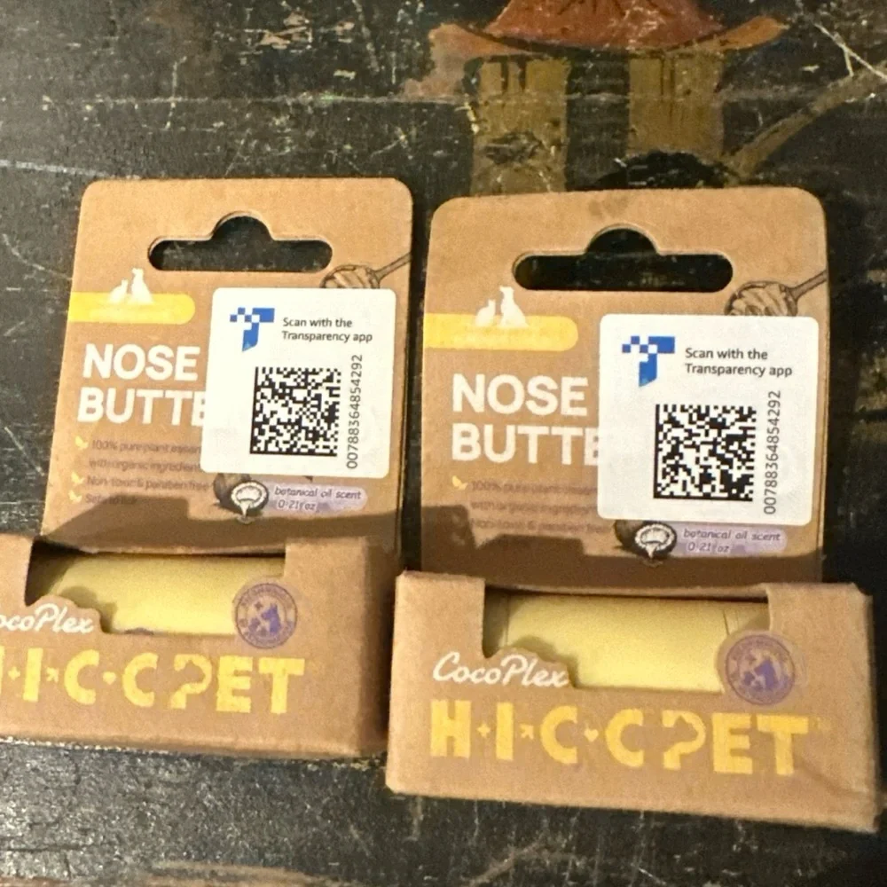 Pet Nose Butter Relief treatment for pets dog cat rabbit bird Lot of 2